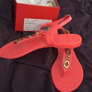 Coach jelly sandals